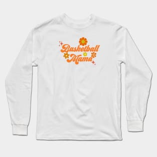 Basketball Mama - 70s style Long Sleeve T-Shirt